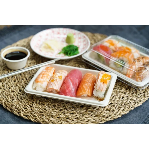 83. Sushi Tray Lid Small Clear - Image 2