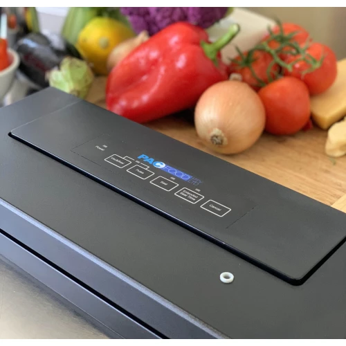 Vs105 Vacuum Sealer black Fresh Produce In Background