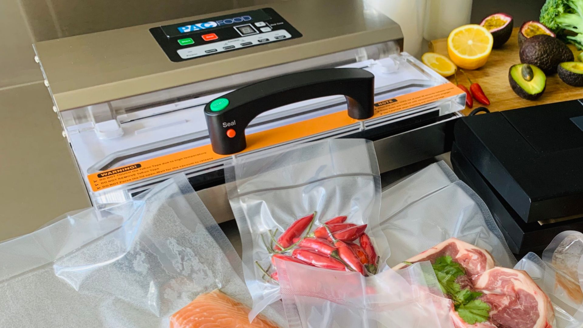 What Are the Different Types of Vacuum Sealers? 3 vacuum sealer with sealed food