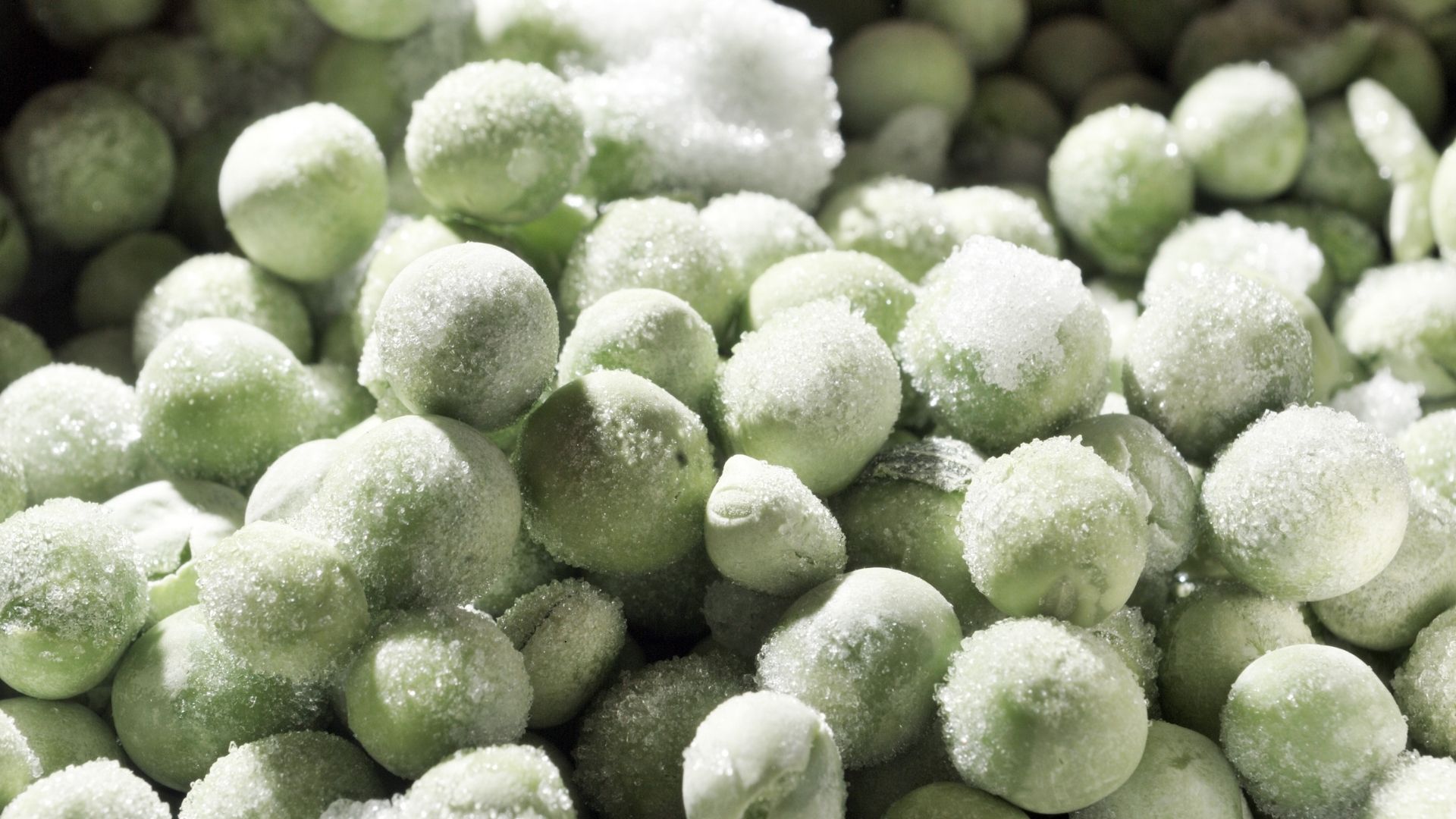 frozen peas with freezer burn