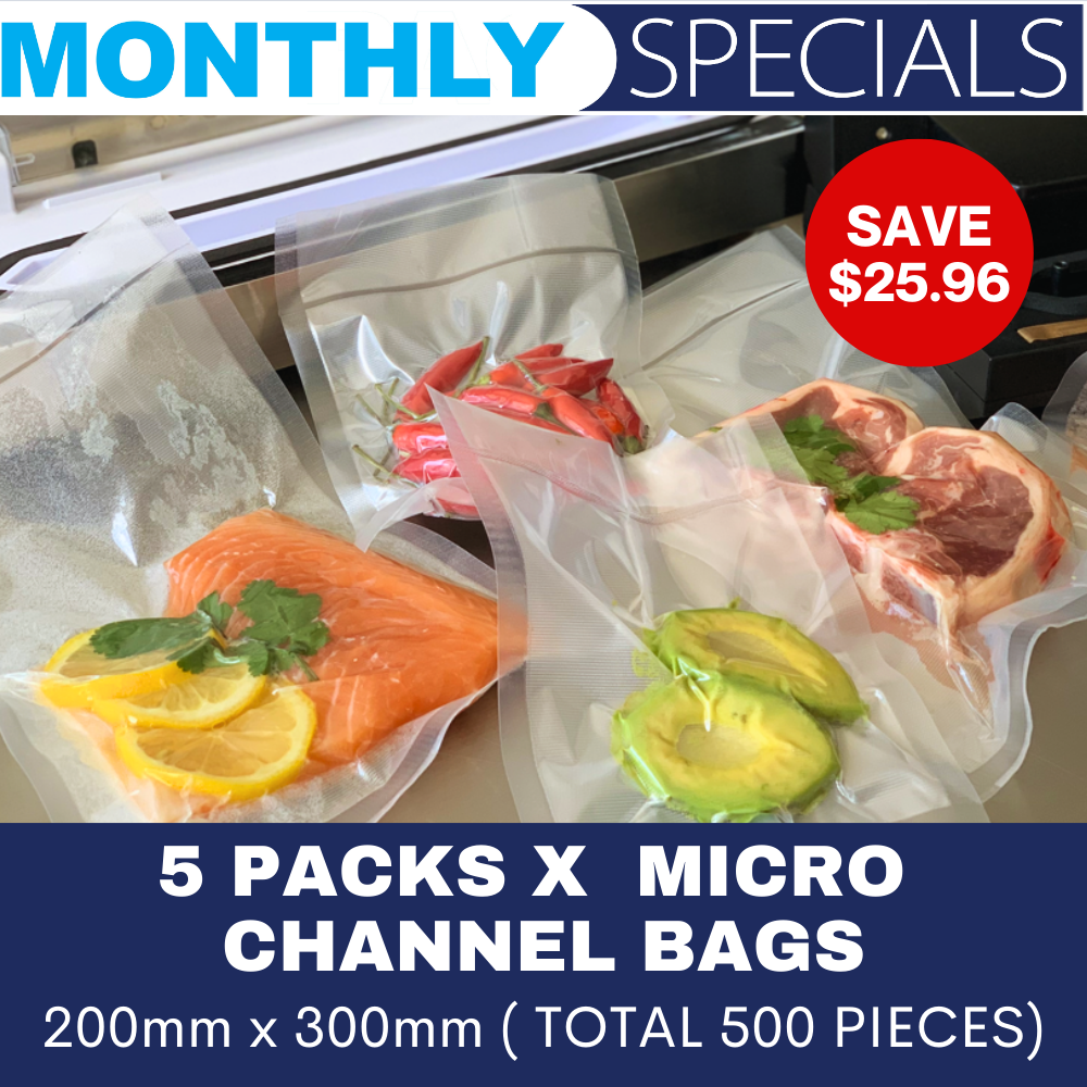 5 Packs x Micro Channel Bags 200mm x 300m (Total 500pcs) 1 5 Packs x Micro Channel Bags 200mm x 300m (Total 500pcs)